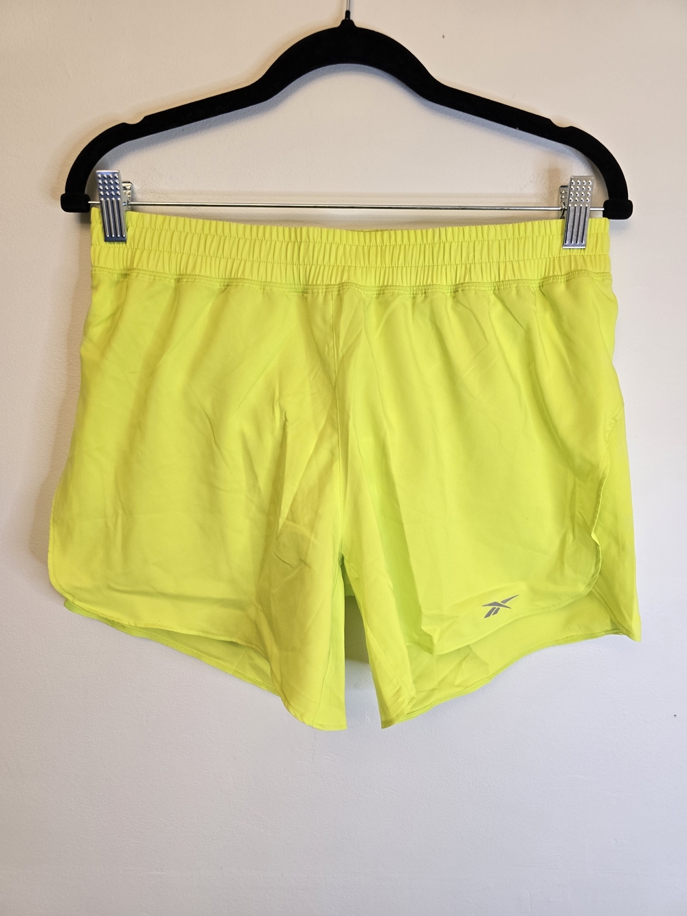 Reebok Neon Yellow Athletic Shorts